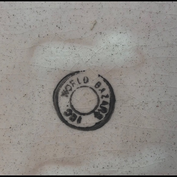 World Bazare Ceramic Plate 10" - Picture 4 of 4